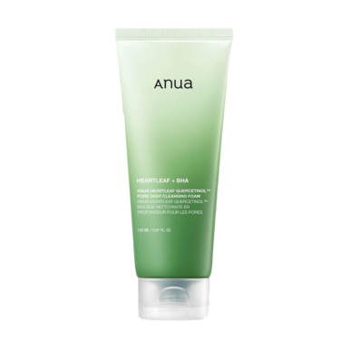 Anua Heartleaf + BHA Quercetinol Pore Deep Cleansing Foam 150ml