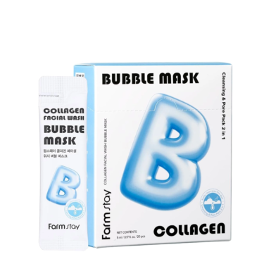 Farmstay Collagen Facial Wash Bubble Mask