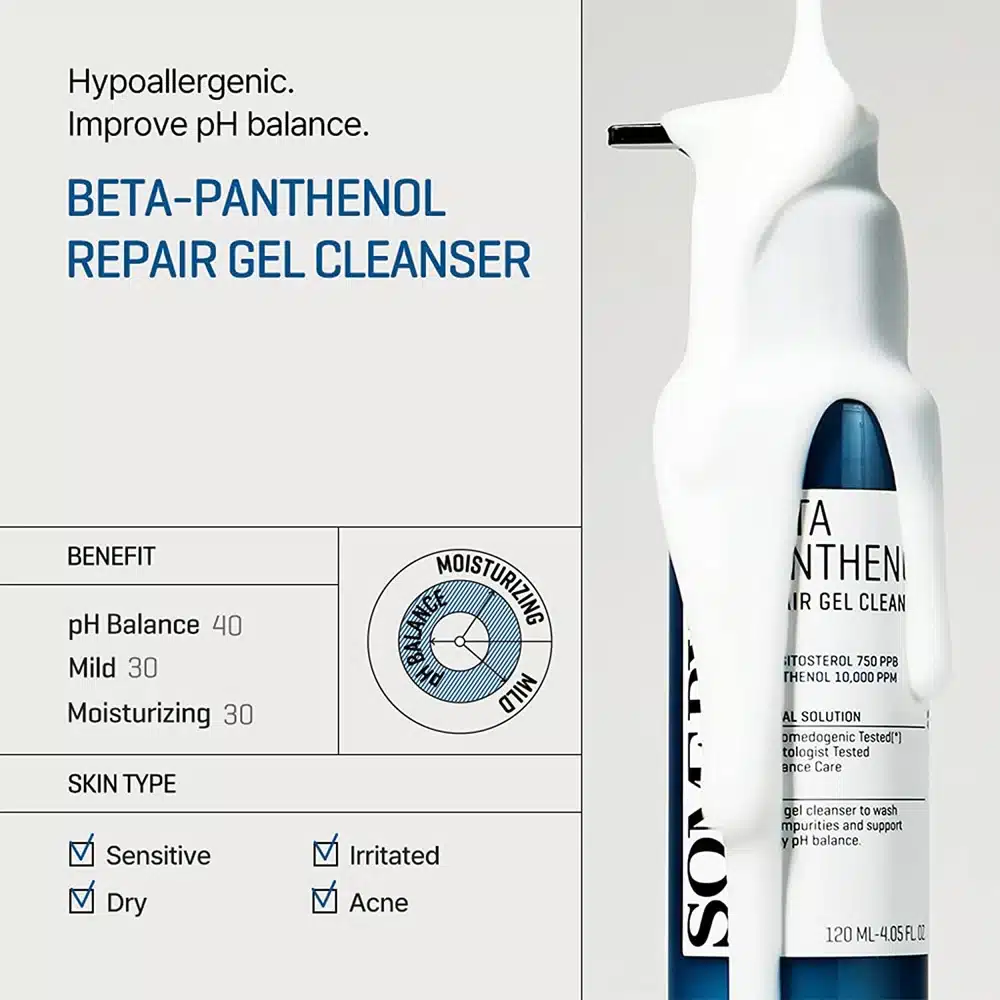 Some By Mi Beta Panthenol Repair Gel Cleanser 120ml - Image 4