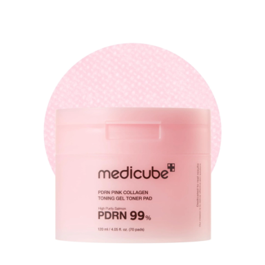 Medicube PDRN Pink Toning Gel Toner Pad 70pads/120ml