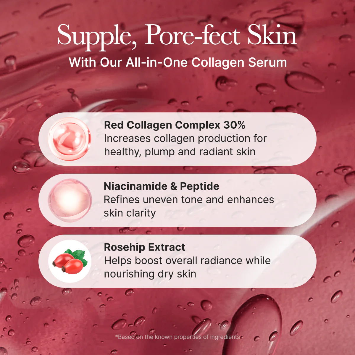 Arencia Fresh Red Smoothie Serum 30 50g - Image 5