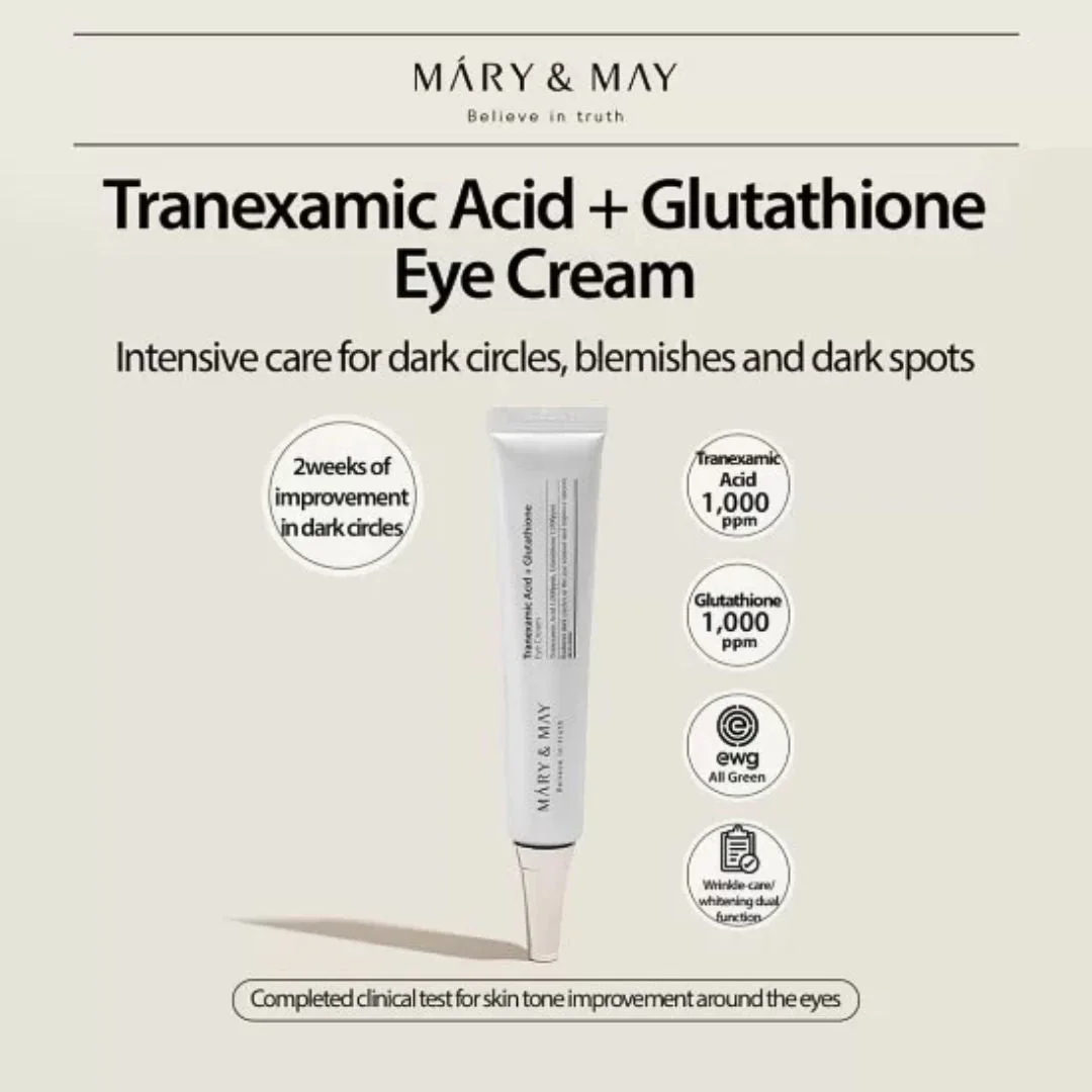Mary & May Tranexamic Acid & Glutathione Eye Cream 12ml - Image 5