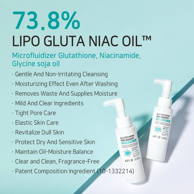 Aplb Glutathione Niacinamide Cleansing Oil 105ml - Image 6