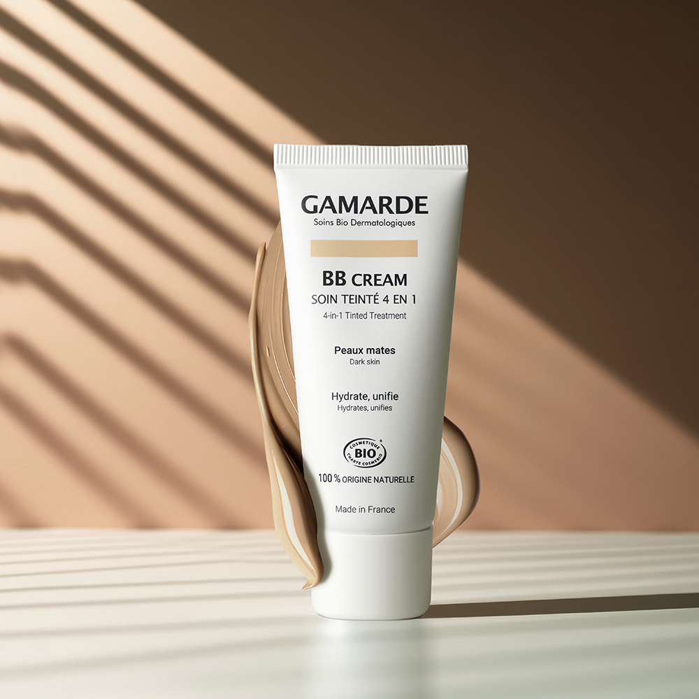 Gamarde BB Cream - Κρέμα με Χρώμα 4 σε 1 για Σταρένιες Επιδερμίδες BIO 40ml - Image 2