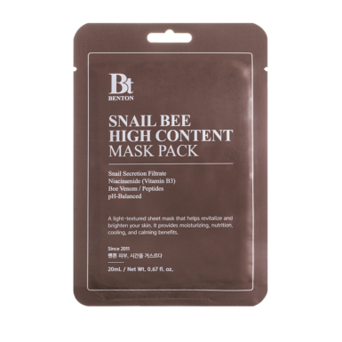 Benton Snail Bee High Content Mask 1τμχ