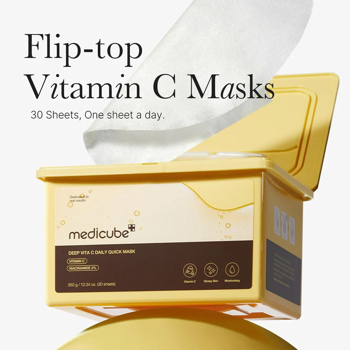 Medicube Deep Vita C Daily Quick Mask 30pcs - Image 3