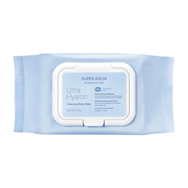 MISSHA Super Aqua Ultra Hyalron Cleansing Water Wipes