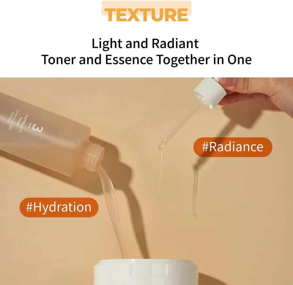 Numbuzin No.3 Radiance Glowing Jumbo Essence Pad 70pcs / 150ml - Image 7