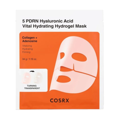 Cosrx 5 PDRN Hyaluronic Acid Vital Hydrating Hydrogel Mask 34gr