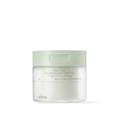 Celimax Ji Woo Gae Cica BHA Blemish Toner Pad 170ml / 60 pads
