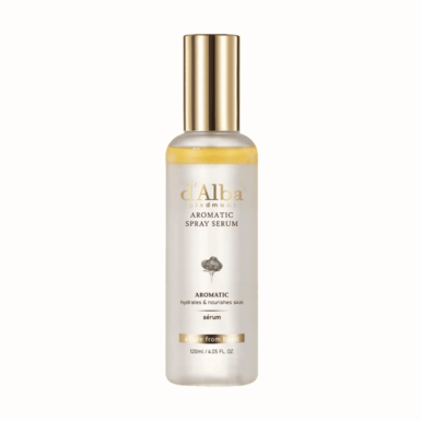 Το μπουκάλι d’Alba White Truffle First Aromatic Spray Serum 120ml, μόνο του.