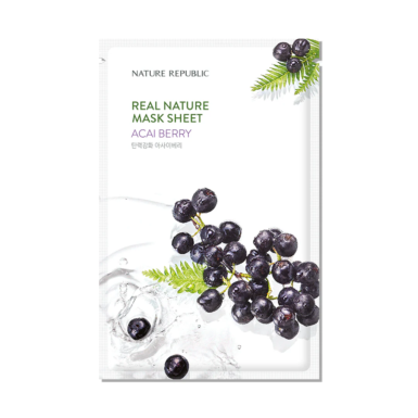 Nature Republic Real Nature Sheet Mask Acai Berry