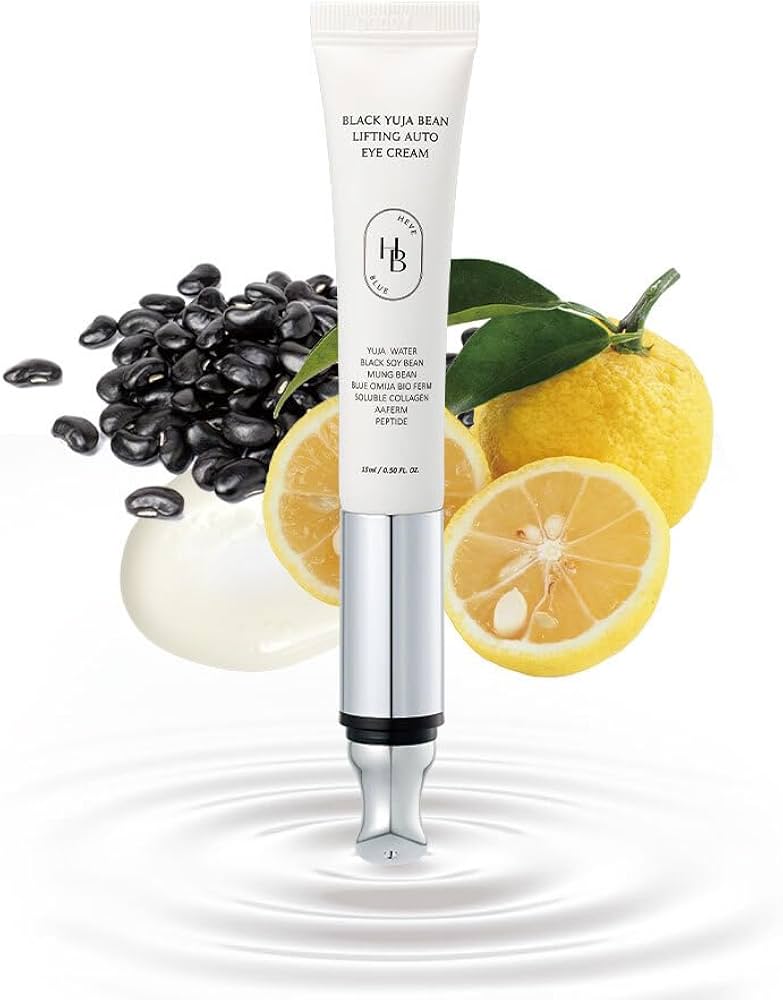 HEVEBLUE Black Yuja Bean Auto Lifting Eye Cream 15ml - Image 2